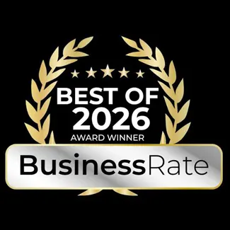BusinessRate Best of 2026 award winner